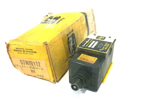 NEW PARKER HANNIFIN D3W1BY12 DIRECTIONAL CONTROL VALVE
