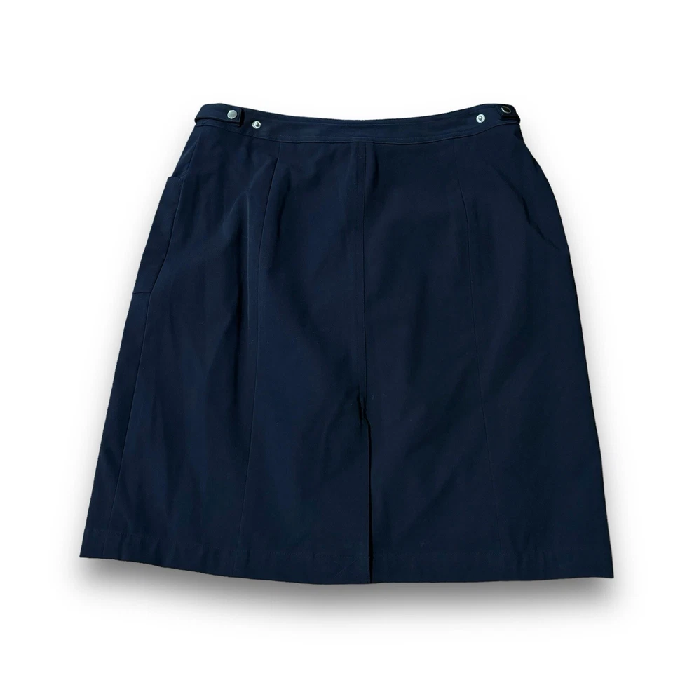 Peter Nygard женщин Midi юбка черный Snap карман размер 6 / 30 x 21 - Изображение 2 из 4