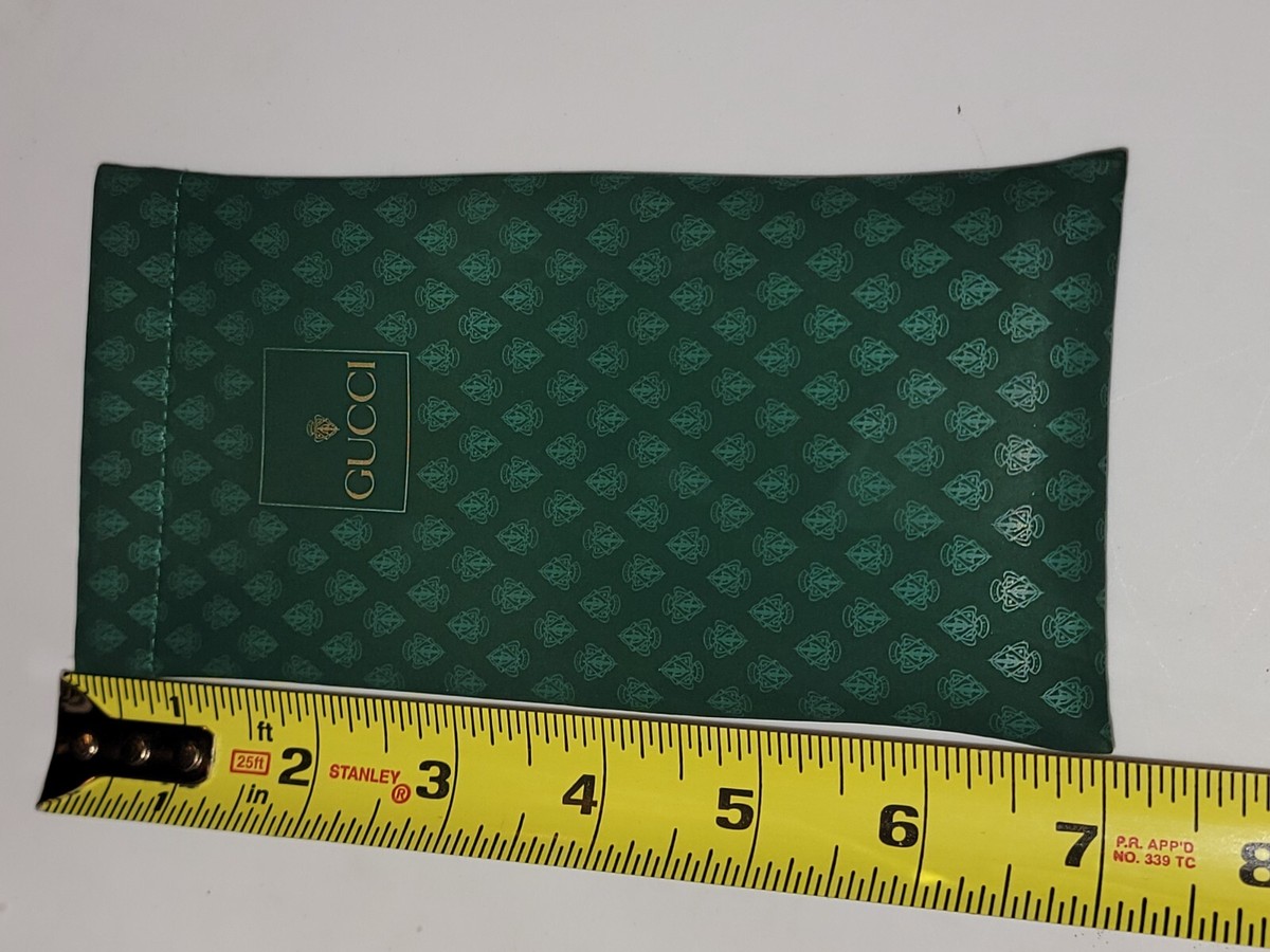 【美品】 GUCCI Vintage sunglasses case GUCCI VINTAGE Sunglasses Glasses Case Green Logo | eBay
