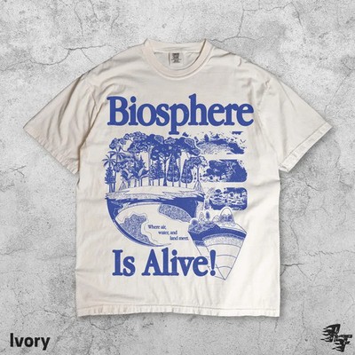 Biosphere Vintage Science Retro Comfort Tee Space Earth