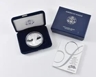 2007 W American Eagle One Ounce Silver Uncirculated Coin w/ Original Box & COA