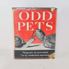 Odd Pets 1951 First Edition Hardcover w/ DJ by Dorothy Hogner Lilo Hess Vtg