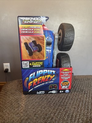 Air Hogs Super Soft 2-In-1 Flippin Frenzy RC Vehicle 360° Tornado Action NIB