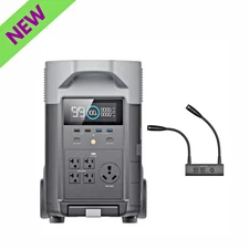 EcoFlow DELTA Pro 3600W Portable Power Station + Double Voltage Hub