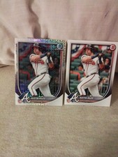2025 Bowman Chrome Mega Box Austin Riley Mojo Refractor #25 Braves+ Base 2 For 1