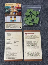 Tiny Towns Board Game Promos - Tiny Trees Mini Micro Expansion + Wooden Acorns