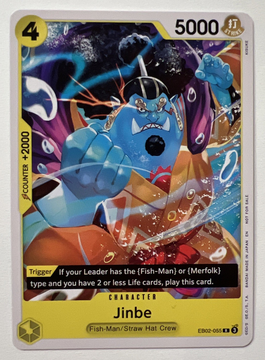 Jinbe - Tournament Pack 2025 Vol. 3 Promo - EB02-055 R One Piece TCG NM
