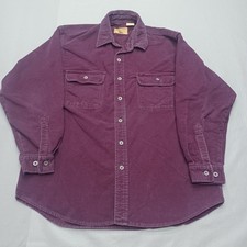 Moose Creek Shirt Mens Large Flannel Button Up Long Sleeve Casual Workwear