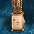 GoldBulova Women’s Rectangle Dress Watch Two-Tone Metal Bracelet Small Seconds — photo 1