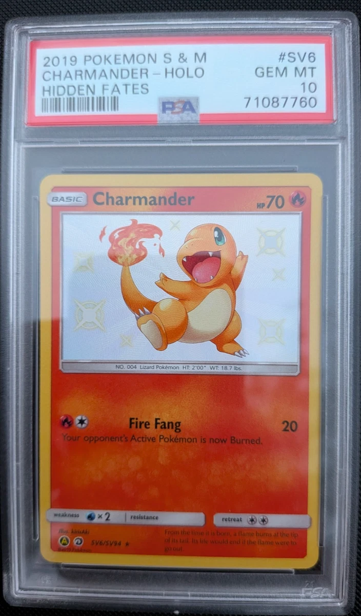 Charmander Pokémon TCG Professional Sports Authenticator (PSA
