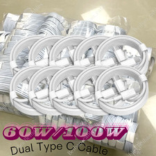 60W/100W Type C To USB C Cable Fast Cord Lot For iPhone16 16e 17 Air 15 Samsung