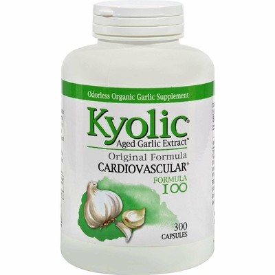 Kyolic Garlic Formula 100 Original Cardiovascular Formula (300 Capsules)