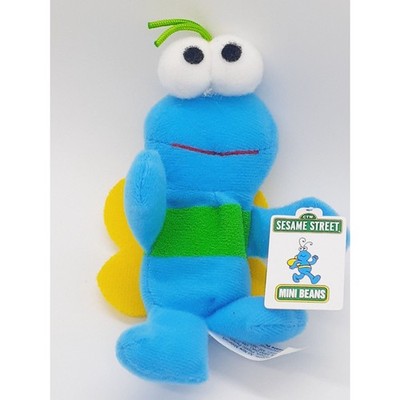 Kellogg's Twiddlebug Mini Beans 4'' Beanbag Cookie Monster - 1999 - New Sealed