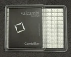 100 x 1 Grams Valcambi Suisse .999 Silver Combi Bar - Sealed w/ Assay Card