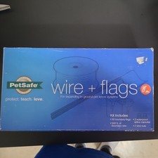 PETSAFE Wire  Flag Kit - 500 FT Boundary Wire 50 Flags 2 Splice Capsules Opened