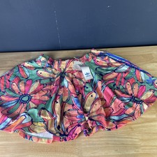 Adidas Originals Flared Skirt Trefoil Floral AJ8157 Size Medium