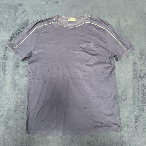 BALENCIAGA Paris T-shirt Size XS Blue Good Condition Cotton Pocket Design HN4936