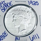1925 SILVER PEACE DOLLAR AUTHENTIC HI GRADE U.S. MINT COIN FREE SHIPPING 6111