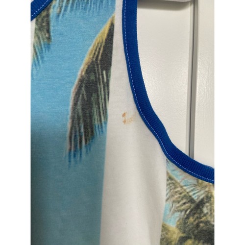 Arizona Jeans Boys Tank Top Size S 8 Beach American Flag Stripe Print NEW - Picture 5 of 6