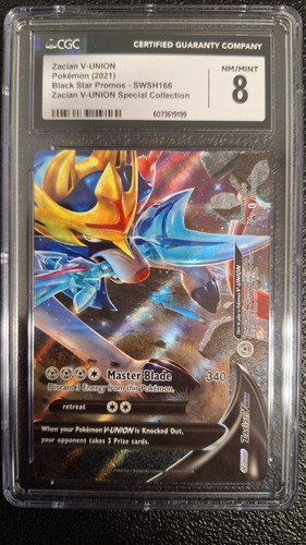 Zacian V-UNION graded CGC 8 for sale on eBay