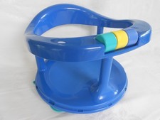 Vtg Safety 1st. Baby Toddler Bath Tub Seat w/Suction Cups Made USA. rotates lock