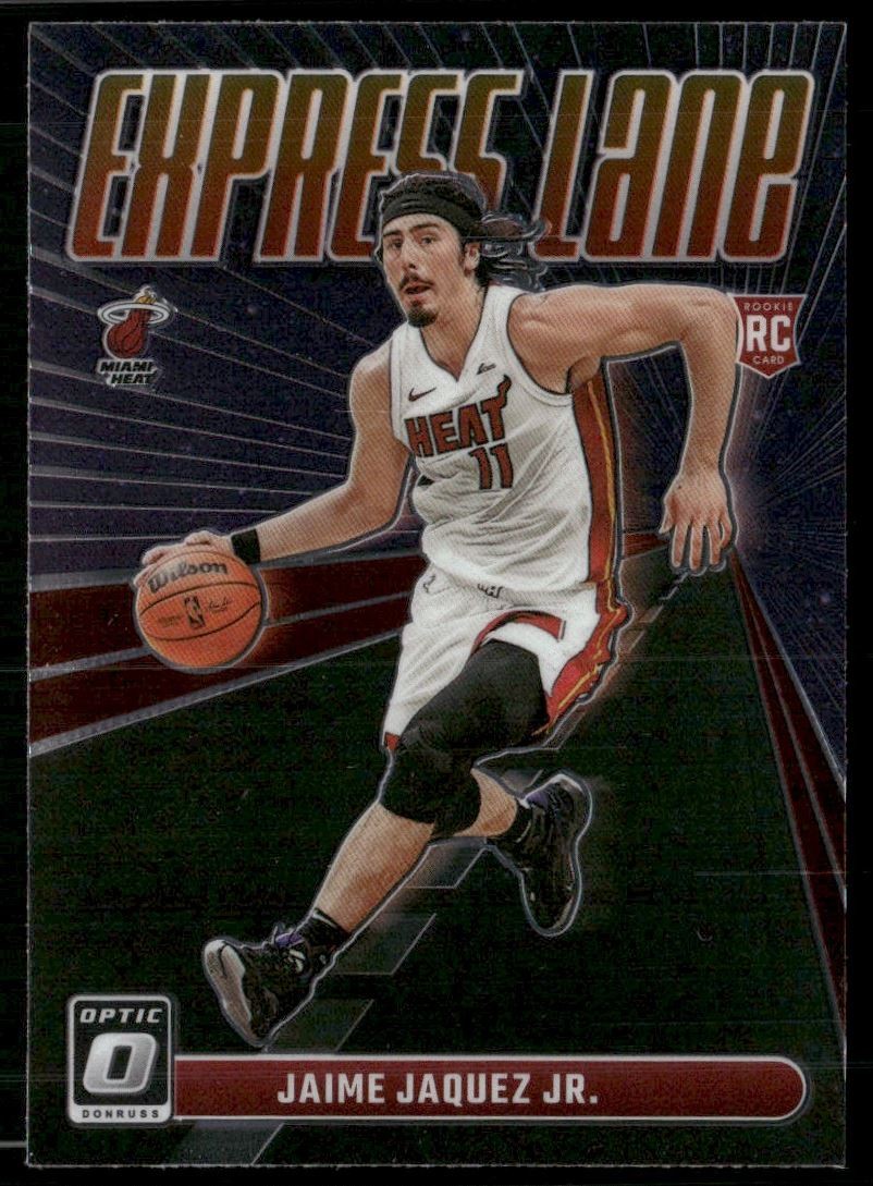 Jaime Jaquez Jr. Rookie 2023-24 Donruss Optic Express Lane Miami Heat #20