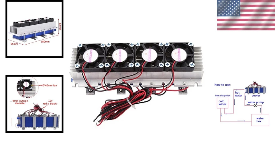 Peltier Module Cooling System - Easy Plug-and-Play Performance for Refrigeration - Image 2 of 4