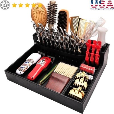 Detachable Barber Scissor Organizer Station Storage Holder Tray Hair Tools New