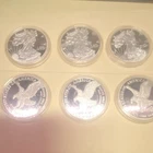New ListingU.S. Mint American Eagle 2023 Silver Coins Lot of 6 1 oz Each