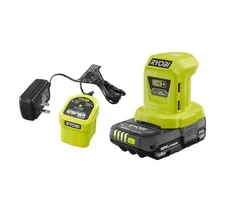 RYOBI ONE+ 18V Cordless Power Source Starter Kit w/ 1.5Ah Battery and Charger