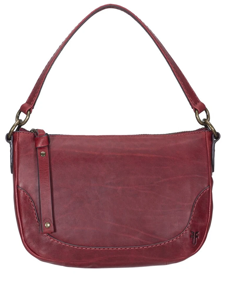 Frye Melissa Leather Crossbody Women's Red