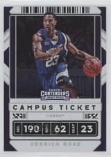 2020-21 Panini Contenders Draft Picks Campus Ticket Derrick Rose #4 0c6