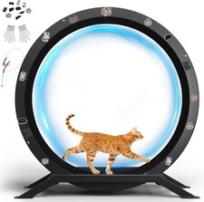 Cat Wheels, 40" Diameter, Large Cat Exercise Wheel for Indoor Cats cat Treadmill
