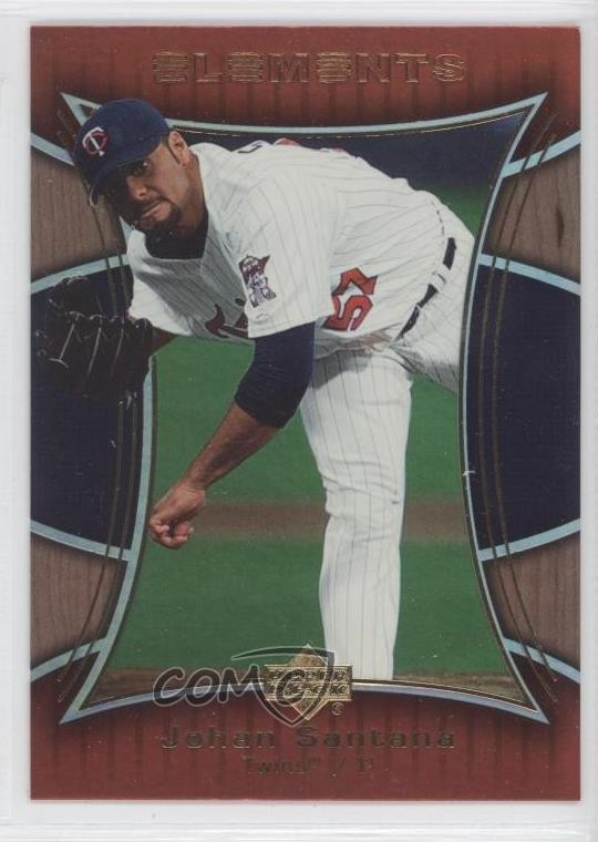 2007 Upper Deck Elements Johan Santana #25 d7j