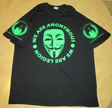 We are Anonymous We are Legion T-shirt OCCUPY 99% Anon Protest