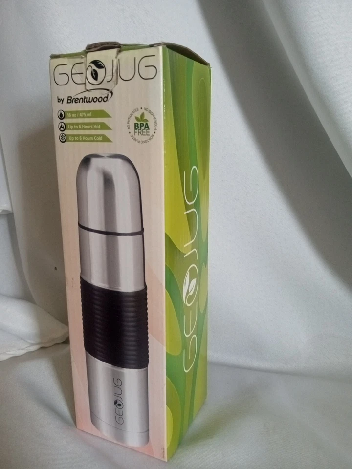 Termo de café con aislamiento al vacío de acero inoxidable Brentwood 16 oz caliente/frío Foto 3 de 4