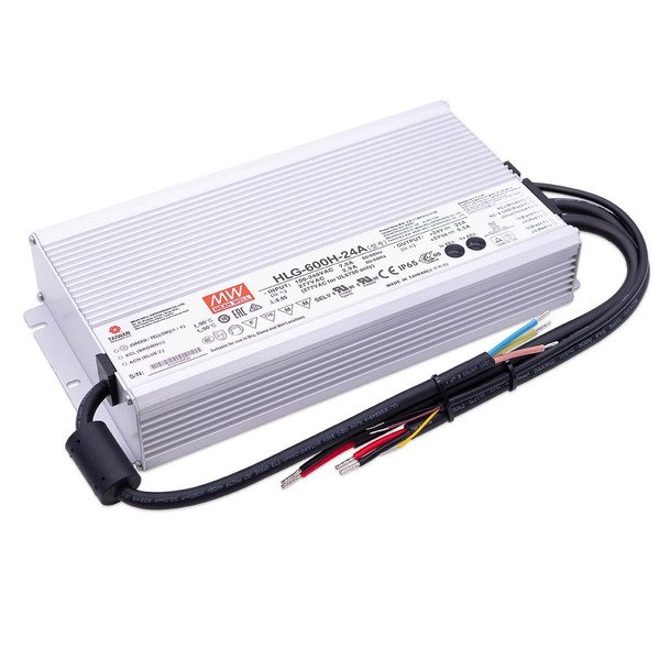 Mean Well HLG-600H-24A Led Netzteil 600W 24V 25A IP65 Schaltnetzteil Cv-image