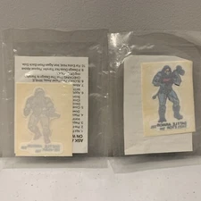 Vintage Masters of the Universe 1985 MOTU Lot of 2 Iron on Transfers NOS