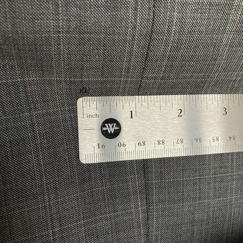 Ermenegildo Zegna Mens 46R 46 Trofeo Wool Suit Jacket Gray Pants 36x30 Vintage - Picture 12 of 24