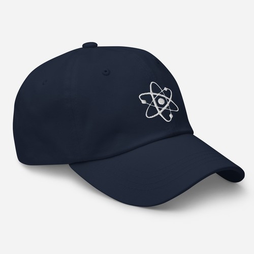 Atomic Nucleus Symbol Nuclear Power Embroidered Baseball Cap Dad hat - Picture 6 of 13