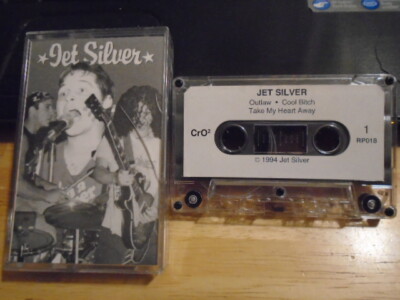 VERY RARE Jet Silver DEMO CASSETTE TAPE rock punk 1994 UNRELEASED Pennsylvania !