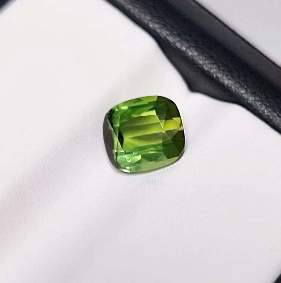IF 1.50Ct Natural Tourmaline gemstone, 7,1x6,3x4,1mm, Radiant cut, Afghanistan - Image 2 of 4