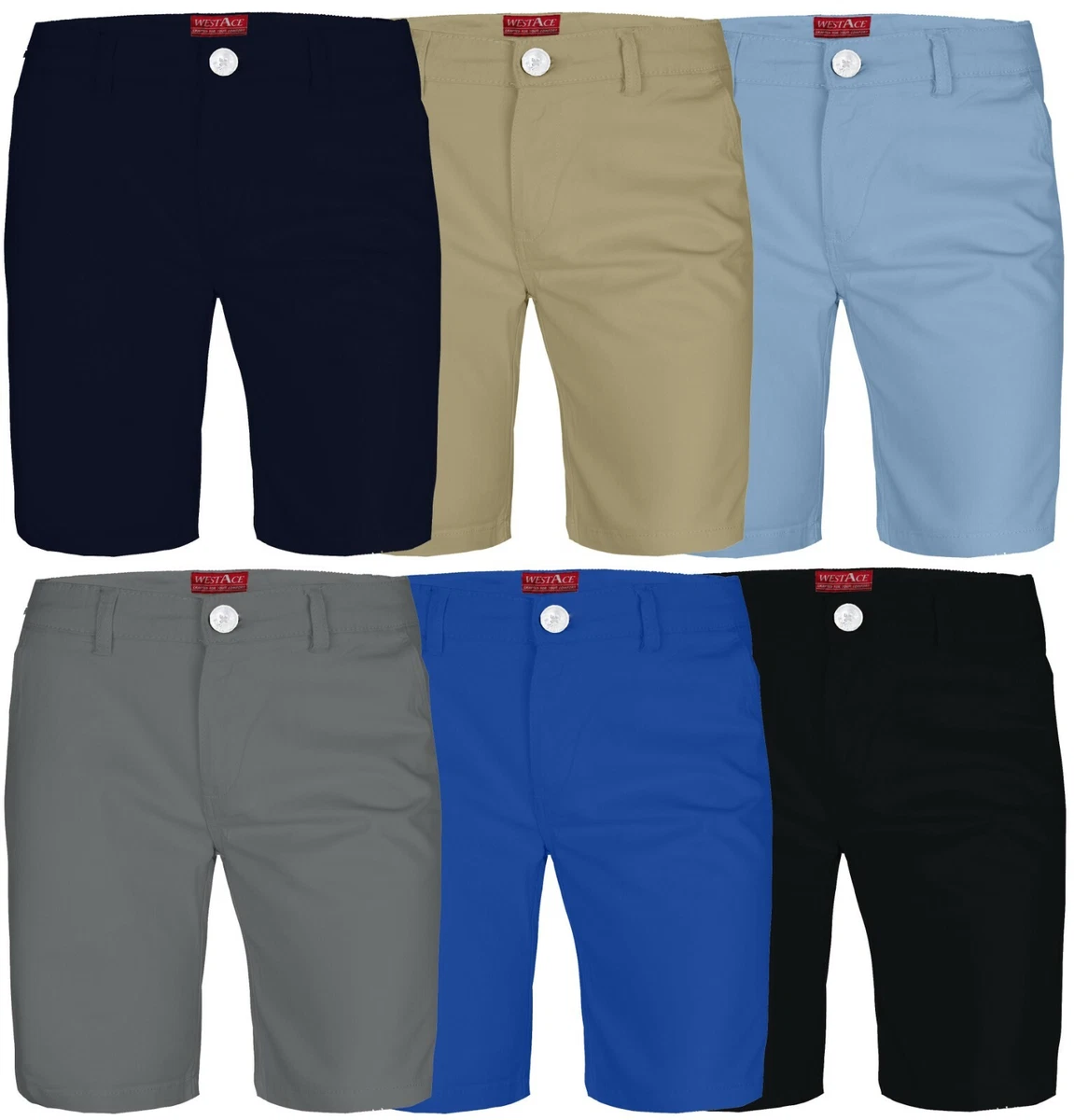 MENS CHINO SHORTS SUMMER CASUAL HALF PANT COTTON JEANS CARGO COMBAT SLIM