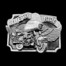 Motorcycle Belt Buckle Bikers Live To Ride Chopper Motorcycles Belts Buckles