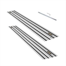 POWERTEC 71691 110 Inch Track Saw Guide Rail Connector Set for DeWalt Track S...