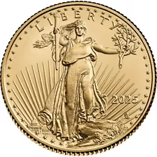 2025 American Gold Eagle 1/10 oz $5 - BU