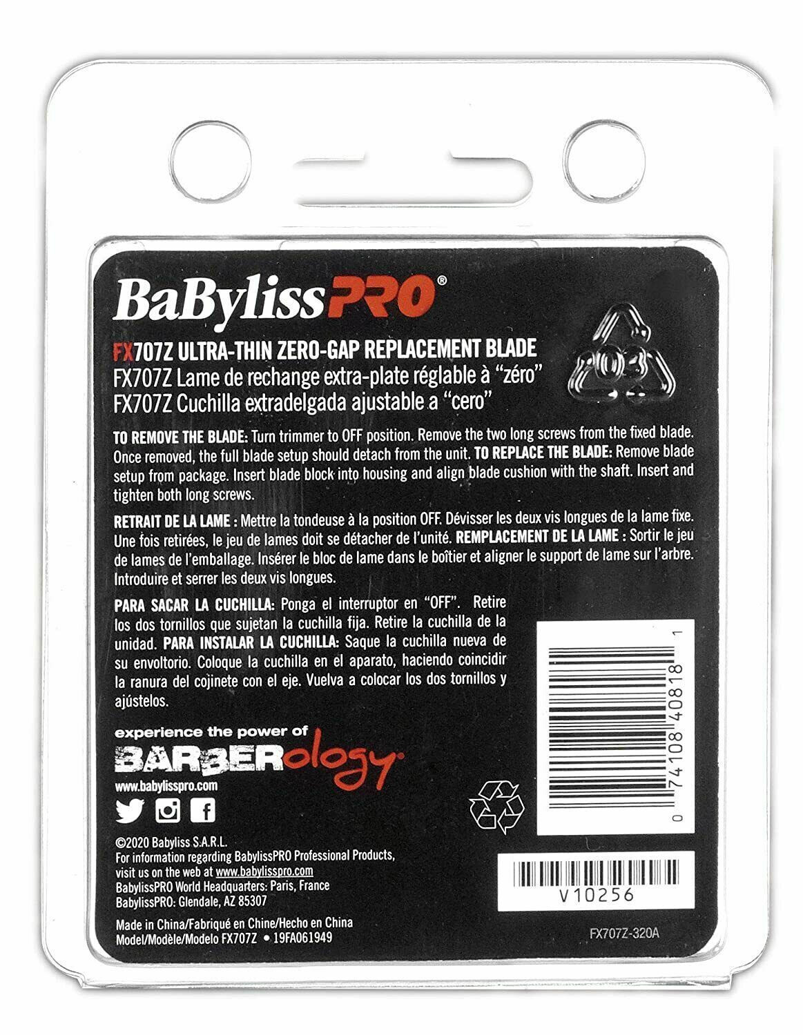 BaByliss PRO FX707Z Replacement Blade GoldFX for Skeleton FX787G