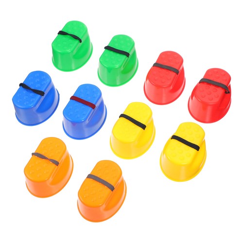 Running Activity Outdoor Jumping Feet Stilts Children Exercise Toy - Picture 7 of 12