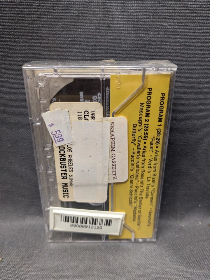 Victoria De Los Angeles Opera Arias  Carmen  Faust Madama Butterfly Cassette NEW - Image 2 of 3