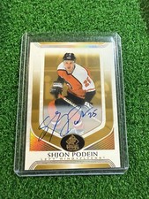 2020-21 SP Signature Edition Legends Gold Spectrum Foil Autographs Shjon Podein